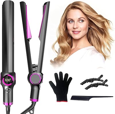 Lisseur et bigoudi histity 2 en 1, fer plat de coiffure, température réglable, écran numérique lcd avec design ergonomique pivotant. DIAYTAR COTE D'IVOIRE est la destination en ligne pour faire du shopping en toute sécurité et avec confiance. Elle propose une expérience de shopping en ligne fluide et facile à utiliser, avec des options de paiement flexibles et des délais de livraison rapides. La boutique est équipée d'un système de sécurité de pointe pour protéger les informations personnelles et les transactions de ses clients.
