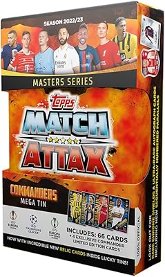 Tops match atacks 22/23 - cartes de football de la ligue des champions | mega ten - leaders (70 cartes dont 4 éditions master limitées exclusives). Avec une sélection immense de plus de 300 000 références, DIAYTAR COTE D'IVOIRE répond à tous vos besoins d'achat en ligne. Cette boutique généraliste propose tout, des dernières tendances de la mode aux meilleurs produits pour votre maison et votre vie quotidienne. L'expérience d'achat personnalisée et la livraison rapide font de DIAYTAR votre partenaire idéal pour vos achats en ligne.
