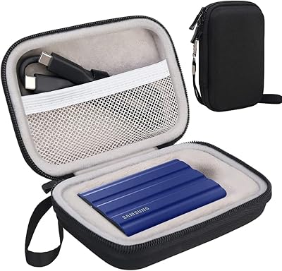 Étui de transport rigide lacdo pour samsung t7 shield / t7 / t7