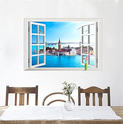 Autocollant mural 3d amovible pour fausse fenêtre, plage, vue sur la mer, conception de paysage, palmier, chambre à coucher, salon (belle architecture). En tant que leader du marché en ligne en Cote d'Ivoire, DIAYTAR COTE D'IVOIRE garantit une expérience d'achat en toute sécurité et confiance pour ses utilisateurs. La boutique propose des moyens de paiement sécurisés et une livraison fiable pour s'assurer que les commandes soient livrées rapidement et efficacement. Grâce à son service client dédié, DIAYTAR offre une assistance personnalisée pour résoudre toutes les questions ou préoccupations des clients.