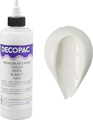 Colorant alimentaire pour aérographe decopack premium - peinture comestible pour gâteaux, reliures, fondant et chocolat 236 ml - blanc. Avec une offre de plus de 300000 références, DIAYTAR COTE D'IVOIRE est la boutique en ligne la plus complète de Côte d'Ivoire. Elle couvre une large gamme de catégories, allant des produits alimentaires aux électroniques en passant par la mode et les accessoires. Cette diversité de produits satisfera tous les besoins et envies.