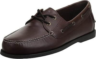 Chaussures bateau dockers vargas en cuir cousues main pour hommes, olive, 7