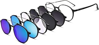 Lunettes de soleil magnétiques à clipser pour hommes et femmes, verres transparents polarisés, protection anti-éblouissement uv400, ensemble de lunettes magnétiques 5 en 1. Avec plus de 300000 références, DIAYTAR COTE D'IVOIRE est la boutique en ligne la plus complète en Côte d'Ivoire, proposant une large gamme de produits pour tous les besoins. Nous sommes fiers de notre sélection de produits frais, de nos électroménagers de haute qualité et de nos vêtements à la mode. Notre équipe est dédiée à vous offrir un service client rapide et efficace.
