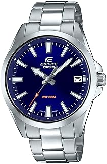 Montre analogique pour homme avec bracelet en acier inoxydable et verrouillage à vis