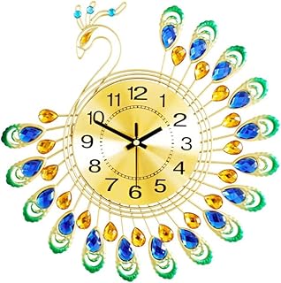 The white shop grande horloge murale silencieuse de luxe - cadran en métal