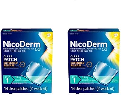 Nicoderm cq step 1 patchs à la nicotine pour l'élimination du tabagisme