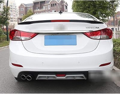 Aileron arrière de voiture pour hyundai elantra 2012-2015 2013 2014, support arrière