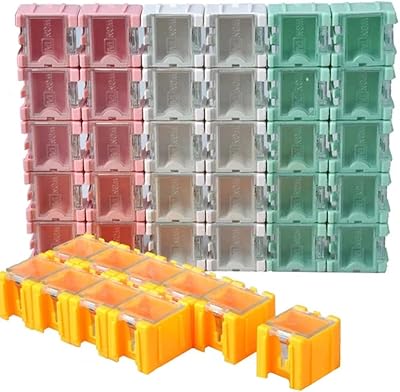 Boîtier rubik 50 pièces organisateur de stockage de pièces électroniques smt smd. Avec plus de 300000 références, DIAYTAR COTE D'IVOIRE est la boutique en ligne idéale pour trouver tout ce dont vous avez besoin. Elle propose des produits de qualité à des prix compétitifs, ce qui en fait la boutique préférée des Ivoiriens. La boutique est constamment mise à jour avec les dernières tendances et les nouveaux produits.