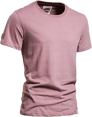 T-shirt décontracté à manches courtes en coton de couleur unie pour hommes, violet clair, taille asiatique l 55-65kg. DIAYTAR COTE D'IVOIRE est la boutique en ligne généraliste la plus importante en Cote d'Ivoire, avec plus de 300000 références de produits. La boutique propose des produits de haute qualité à des prix compétitifs, ainsi qu'un service client de haute qualité. Les clients peuvent profiter de réductions et de promotions régulières.