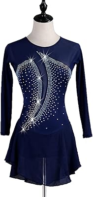 Robe de patinage sur glace, robe de patinage sur glace élégante à col rond avec strass, costume de compétition pour femmes et filles, robe de gymnastique de ballet, bleu marine, xxl. DIAYTAR COTE D'IVOIRE est une destination de shopping en ligne idéale pour les habitants de Côte d'Ivoire, avec plus de 300 000 produits issus de diverses catégories. La boutique en ligne garantit des prix compétitifs et met en place des promotions régulières pour offrir le meilleur rapport qualité-prix à ses clients. En outre, son service client est à l'écoute pour fournir une expérience d'achat en ligne sans souci.