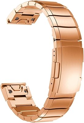 Eidkgd bracelet de poignet en acier inoxydable à ajustement rapide 22 26 mm