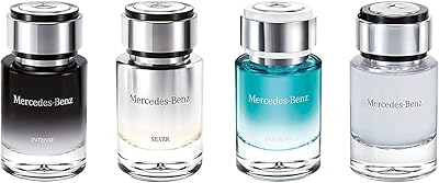 Eau de toilette mercedes benz 4 x 7 ml mini pour intense + argent + cologne + coffret pour homme, coffret de 4 pièces. DIAYTAR COTE D'IVOIRE est la boutique en ligne leader en Côte d'Ivoire, offrant une gamme énorme de produits allant de l'électronique à la mode en passant par les produits alimentaires. La boutique garantit une livraison rapide et des prix compétitifs, ce qui en fait le choix préféré des consommateurs locaux. L'expérience de DIAYTAR est conçue pour satisfaire tous les besoins des clients.