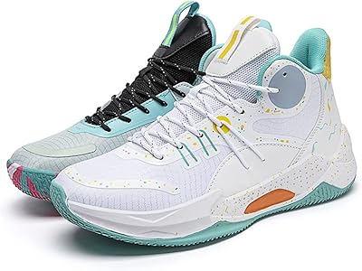 Chaussures de basket-ball pour hommes, chaussures de course montantes, respirantes, légères, antidérapantes, décontractées