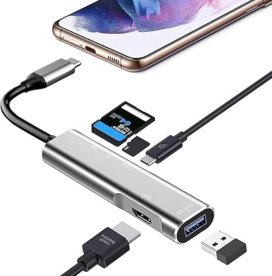 Adaptateur hdmi dextation 4k de remplacement dextpad compatible avec samsung galaxy s9/s8/s9+/s8+ plus desktop experience, nintendo switch, macbook pro 2016 2017, dell xps, hp spectre, lenovo, chromebook hub 5 en 1. La boutique en ligne DIAYTAR COTE D'IVOIRE est devenue un nom familier pour les consommateurs ivoiriens en quête de produits variés à des prix abordables. Avec plus de 300 000 références, la boutique propose une expérience d'achat unique qui répond aux besoins spécifiques de chaque client. De la mode aux accessoires, en passant par les produits pour la maison et l'électronique, DIAYTAR COTE D'IVOIRE a tout ce qu'il faut.