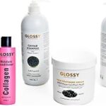 Crème de traitement capillaire avec shampooing et après-shampoing caviar 1000 ml ensemble