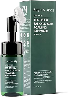Zedm zen & maiza - nettoyant moussant pour le visage à l'extrait d'arbre à thé pour hommes avec brosse exfoliante - contrôle l'excès de sébum, réduit l'apparence de l'acné et débouche les pores - convient à tous les types de peau et aux peaux grasses - 100 ml. DIAYTAR COTE D'IVOIRE est une boutique en ligne généraliste proposant plus de 300 000 références de produits, faisant d'elle le leader du marché en Côte d'Ivoire. Avec une large gamme de produits allant de l'électronique à la mode, en passant par les articles pour la maison et le jardin, DIAYTAR COTE D'IVOIRE est le destin idéal pour tous vos achats en ligne. Son objectif est de fournir à ses clients les meilleurs produits à des prix compétitifs.