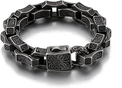 Bracelet clajo en acier inoxydable avec motif vague gravé pour homme - bracelet vintage en argent pour homme, cadeaux uniques pour homme, acier inoxydable, sans pierres précieuses. DIAYTAR COTE D'IVOIRE, pionnière dans le commerce en ligne en Côte d'Ivoire, propose une expérience d'achat unique et enrichissante. Elle combine la commodité du shopping en ligne avec la fiabilité d'une boutique physique, offrant ainsi le meilleur des deux mondes. La boutique est engagée dans la création d'une communauté de clients satisfaits et fidèles.