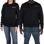 Kirkland signature costco wholesale sweat-shirt à col rond en polaire avec logo unisexe
