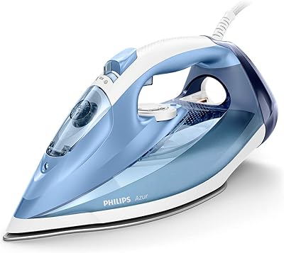 Fer à vapeur philips azure : puissance 2400 watts, vitesse 50 g/min