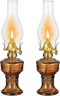 2 pièces lampe à huile vintage lanterne à kérosène lampes à huile