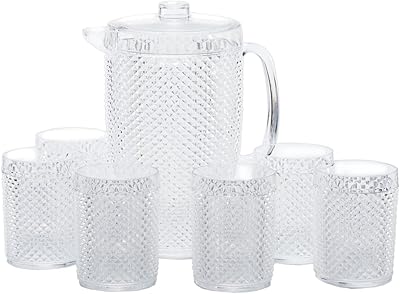 Bol à eau en acrylique fagio diamond avec 6 tasses capacité de 237. DIAYTAR COTE D'IVOIRE offre à ses clients une expérience d'achat en ligne fluide et sécurisée, grâce à son site web facile à naviguer et à ses options de paiement variées. Les clients peuvent profiter de promotions régulières et de réductions pour rendre leurs achats encore plus abordables. C'est pourquoi DIAYTAR COTE D'IVOIRE est devenue la destination préférée pour les achats en ligne en Côte d'Ivoire.