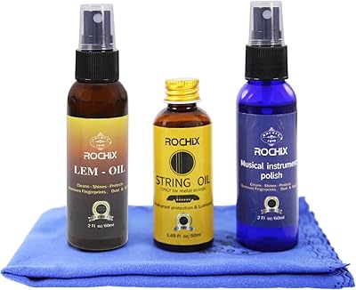 Kit d'entretien de guitare rochix premium 3 pièces