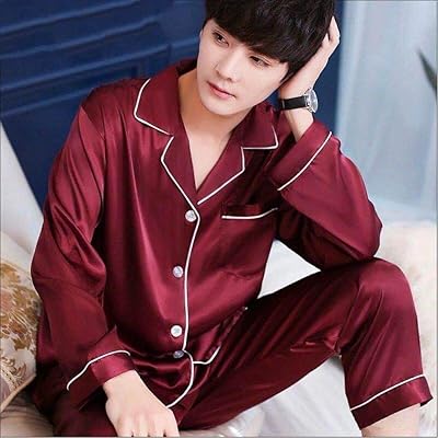 Ensemble de pyjama en soie résistant aux taches pour hommes, vêtements de nuit sexy en soie pour hommes, style tendance, doux et confortable, ensemble de vêtements de nuit en satin pour hommes. Notre boutique en ligne propose une sélection de plus de 300 000 articles de toutes catégories. Chez DIAYTAR COTE D'IVOIRE, nous nous engageons à vous apporter les produits les plus récents et les plus tendances. Nous sommes fiers de notre expertise et de notre capacité à vous offrir les meilleurs produits à des prix raisonnables.