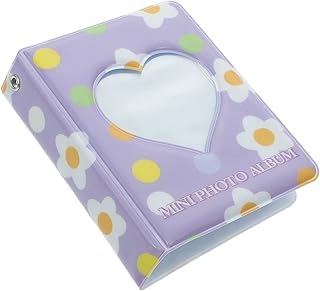 Mini porte-carte photo yarno de 3 pouces, 40 pochettes, porte-carte photo creux à motif coeur d'amour (violet). Avec plus de 300 000 références, DIAYTAR COTE D'IVOIRE propose une sélection impressionnante de produits de qualité. La boutique en ligne est conçue pour offrir une expérience d'achat pratique et sécurisée à ses clients. Elle est devenue une référence pour les consommateurs ivoiriens.