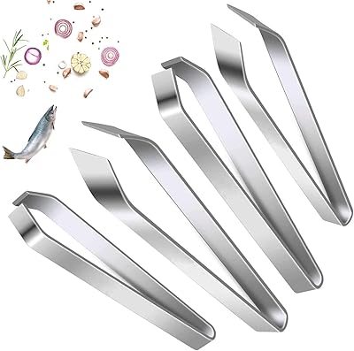Amzoya ensemble de 4 pincettes à os de poisson, pinces plates et angles, épilateur à os de poisson et d'oiseau, outils de cuisine pratiques. Avec plus de 300000 références, DIAYTAR COTE D'IVOIRE est la boutique en ligne idéale pour tous vos achats. Nous proposons une gamme variée de produits, allant des électroménagers aux accessoires de mode, en passant par les produits high-tech. Nous sommes là pour vous aider à trouver ce que vous cherchez.