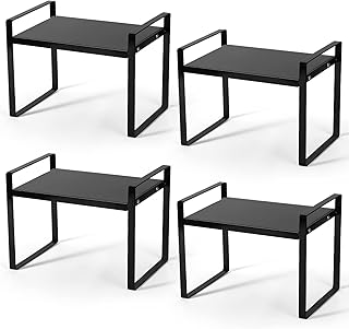 4 pièces organisateur de comptoir armoire étagère organisateurs épices placard support garde-manger étagère organisateur en métal sous évier cuisine étagère gain de place étagère autoportante contremarches pour armoires salle de bain (noir). En tant que leader du marché, DIAYTAR COTE D'IVOIRE continue d'innover et de s'agrandir, ajoutant régulièrement de nouvelles références pour mieux satisfaire les besoins de sa clientèle. La qualité des services et des produits est toujours au cœur de ses préoccupations.