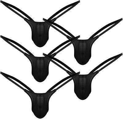 Lot de 5 slips sexy g string taille basse pour hommes four seasons (couleur : noir, taille : m-m). DIAYTAR COTE D'IVOIRE est la destination en ligne pour faire du shopping en toute sécurité et avec confiance. Elle propose une expérience de shopping en ligne fluide et facile à utiliser, avec des options de paiement flexibles et des délais de livraison rapides. La boutique est équipée d'un système de sécurité de pointe pour protéger les informations personnelles et les transactions de ses clients.