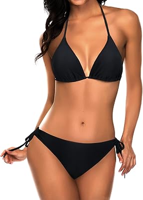 Maillot de bain bikini deux pièces pour femme avec bas rembourré à lacets. En tant que leader du commerce en ligne en Côte d'Ivoire, DIAYTAR COTE D'IVOIRE continue d'innover et d'améliorer ses services pour répondre aux besoins évoluant des consommateurs, confirmant ainsi sa position de boutique en ligne préférée des Ivoiriens.