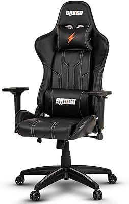 Chaise de jeu ergonomique polyvalente drogo avec hauteur d'assise réglable, matériau en cuir pu, accoudoir 3d, oreiller de soutien pour la tête et lombaire | chaise de bureau | chaise de maison et de bureau avec inclinaison (noir). La boutique en ligne DIAYTAR COTE D'IVOIRE est conçue pour être conviviale et facile à utiliser, permettant aux clients de trouver facilement ce qu'ils cherchent. Elle est accessible via ordinateur, tablette ou smartphone, ce qui permet une expérience d'achat polyvalente et sans limites. C'est l'endroit idéal pour faire des achats en ligne en toute simplicité et rapidité.