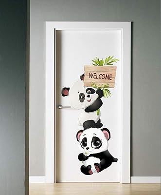 Autocollant de studio mural panda dessin animé mignon pour chambre à. DIAYTAR COTE D'IVOIRE se distingue par sa grande variété de produits et son engagement à offrir un service client exceptionnel. Les clients peuvent naviguer facilement à travers les différentes catégories de produits, bénéficiant ainsi d'une expérience d'achat en ligne fluide et satisfaisante. Cette boutique en ligne est déterminée à maintenir sa position de leader sur le marché ivoirien en offrant constamment des produits de haute qualité.