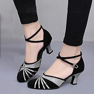 Chaussures de danse latine à bout fermé pour femmes talon avec bride la cheville. La boutique en ligne Diaytar Côte d'Ivoire offre une expérience d'achat unique avec plus de 300 000 références disponibles. Les clients peuvent choisir parmi une large gamme de catégories de produits, du vêtement aux appareils électroménagers. Diaytar Côte d'Ivoire se positionne comme une référence pour les achats en ligne en Côte d'Ivoire en raison de sa grande sélection de produits.