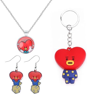 Kpop bts boucles d'oreilles collier porte-clés bts bangtan boys suga v jimin jin jk jhope rm bijoux de marchandise pour filles de l'armée, acier inoxydable, la aa. DIAYTAR COTE D'IVOIRE est une boutique en ligne généraliste qui propose plus de 300 000 références de produits, répondant ainsi aux besoins diversifiés de ses clients. En tant que leader du marché ivoirien, nous offrons une expérience d'achat en ligne sécurisée et conviviale. Notre équipe est dédiée à offrir le meilleur service à nos clients.