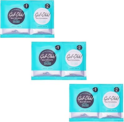 Paquet de 3 bains spa gel-ohh jelly avrybeauty parfumé à l'arbre thé thé