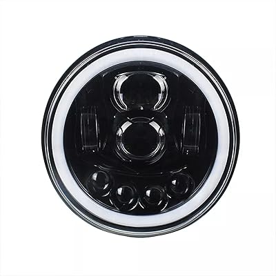 Phare de moto 7 pouces led moteur universel rond noir pour harley. DIAYTAR COTE D'IVOIRE se distingue par son engagement en faveur d'une expérience client exceptionnelle, offrant des promotions régulières et des offres spéciales pour rendre les produits encore plus accessibles. La boutique en ligne bénéficie d'un système de paiement sécurisé et propose différentes options de livraison pour accélérer la réception des commandes.