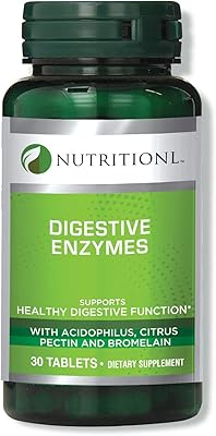 Enzymes digestives nutritionnelles 30 comprimés