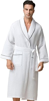 The white shop peignoir gaufré pour hommes avec passepoil - coton léger, robe pleine longueur, chemise de nuit spa ultra douce - peignoir à motif gaufré, blanc. Diayar Côte d'Ivoire, leader des boutiques en ligne en Côte d'Ivoire, offre une gamme étendue de produits qui répondent à tous les besoins, avec plus de 300 000 articles en stock. La boutique se caractérise par sa simplicité d'utilisation et son interface conviviale, qui permettent aux clients de naviguer facilement et de trouver leurs produits préférés. L'équipe de Diayar Côte d'Ivoire veille à offrir un service client de haute qualité pour un Shopping en ligne agréable et sécurisé.