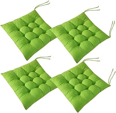 4 pièces coussins de chaise doux coussins de chaise de salle à manger