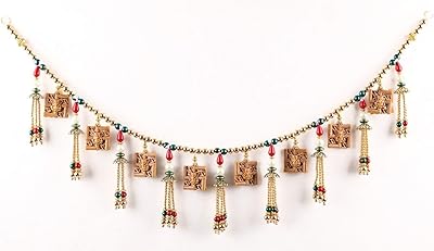 Itiha ganesha multicolore à deux côtés, croix gammée hindoue avec valve à suspendre