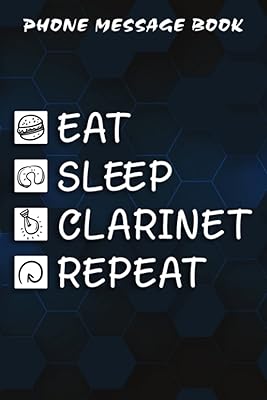 Livre de messages téléphoniques eat sleep clarinet repeat good clarinetist giffamille : cadeaux pour petit. DIAYTAR COTE D'IVOIRE, leader de la vente en ligne en Côte d'Ivoire, propose plus de 300 000 références de produits de qualité. Cette boutique en ligne généraliste offre une large gamme de produits allant de l'électronique à la mode, en passant par les produits de maison et les accessoires. Elle garantit une expérience d'achat sécurisée et fiable.