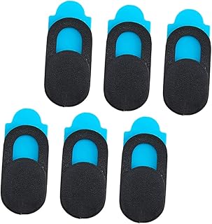 Gafoki 6 pièces couverture de caméra de téléphone autocollants de téléphone webcam bloqueur