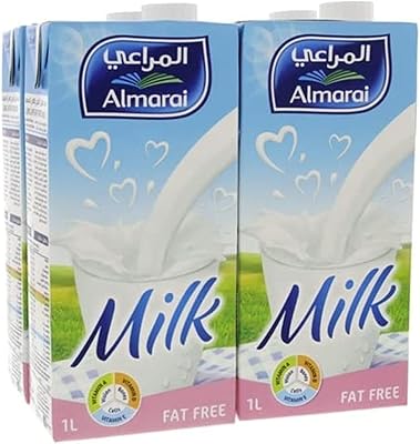Lait écrémé traité à haute température almarai, 4 canettes x 1 litre. DIAYTAR COTE D'IVOIRE, en tant que boutique en ligne généraliste, met à disposition de ses clients une vaste sélection de produits provenant de marques réputées. La boutique leader en Côte d'Ivoire garantit une expérience d'achat sécurisée et des prix compétitifs, ce qui la rend particulièrement attractive pour les consommateurs ivoiriens. Les clients peuvent également profiter de promotions régulières.