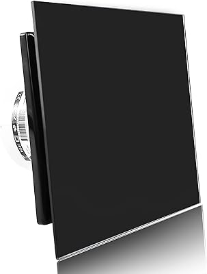 Ventilateur d'extraction élégant pour salle de bain avec façade en verre de 100 mm avec minuterie et capteur d'humidité, conception de contrôle d'humidité ultra-mince et ultra-silencieuse fantronics, noir. Avec plus de 300 000 références, DIAYTAR COTE D'IVOIRE est la destination idéale pour tous vos besoins d'achat en ligne en Côte d'Ivoire. Nous proposons une sélection de produits de qualité, allant de l'électronique aux produits alimentaires, en passant par les vêtements et les accessoires. Notre objectif est de vous offrir une expérience d'achat en ligne unique et satisfaisante.