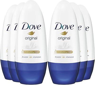 6 x déodorant antisudorifique roll-on dove original, sans alcool, 48 heures, 50 ml. Avec plus de 300000 références de produits, DIAYTAR COTE D'IVOIRE est la boutique en ligne la plus complète en Côte d'Ivoire. La boutique en ligne est dédiée à offrir une expérience d'achat en ligne exceptionnelle à ses clients, avec des services de livraison rapides et des prix compétitifs.