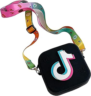 Mini portefeuille étanche en silicone princesse tik tok pour petites filles, mini sacs