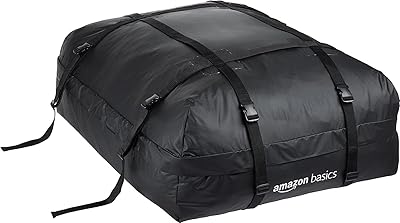 Sac fourre-tout sur le toit amazonbasics, noir 15 pouces pieds cubes, zh1705156, h33,5
