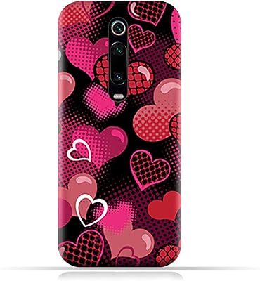 Coque de protection amc design en silicone et tpu avec motif coeurs